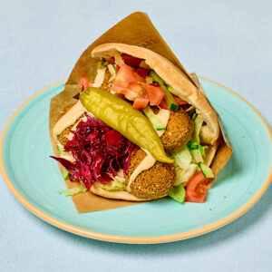 Falafel, pita